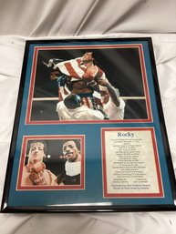 Rocky The Movie Collectors Framed Collage
