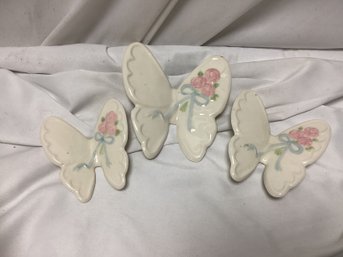 Vintage Cermaic Butterfly Wall Decor