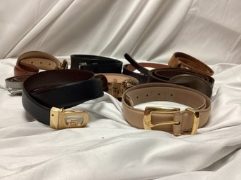 Various Leather Belt Lot