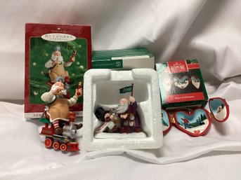 Hallmark Keepsake Ornaments & Dept 56 Santa Figure