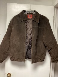 Marc Mattis Suede Leather Jacket - Size L