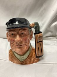 Royal Doulton Golfer 7' Toby Mug