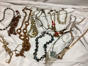 Various Costume Necklace Jewelry Lot
