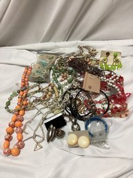 Large Lot Of Jewelry For Crafting