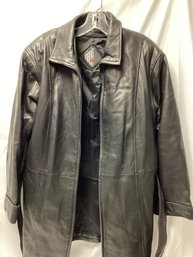 Black Women's Leather Jacket