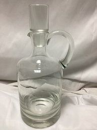 Lead Glass Olive Oil Bottle With Stopper