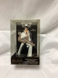 Kurt Adler Elvis Hand Crafted Glass Ornament