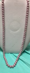 Purple Cultured Fresh Water Pearl Necklace