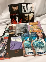 San Diego Comic Con Promotional Books And Comics