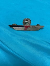 Captain Pilot Star Gold Wing Original Pin