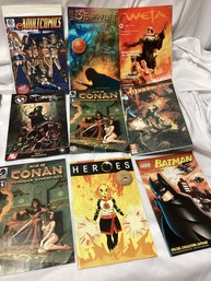 Comic Con Exclusive Comic Lot - Heroes, Conan, And More