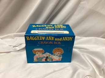 Raggedy Ann And Andy Crayon Box