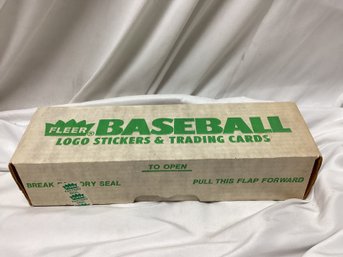 Fleer Baseball Card Box