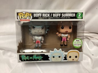 Rick And Morty Biff Rick & Buff Summer Funko Pop - Funko Convention Exclusive