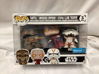 Star Wars Tarfful/unhooded Emperor/utapau Clone Trooper Funko Pop - Walmart Exclusive