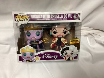 Disney's Ursula With Cruella De Vil Funko Pop - Hot Topic Exclusive