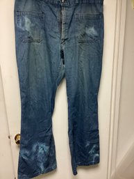 Vintage Seafarer 70s Bell Bottom US Navy Jeans