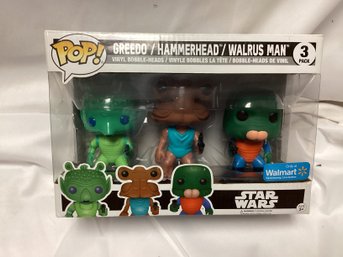 Star Wars Greedo / Hammerhead / Walrus Man Funko Pop - Walmart Exclusive