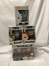 Rick & Morty Funko Pops - Funko Convention Exclusive Included