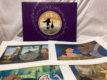 2002 Disney Lithographs Beauty And The Beast