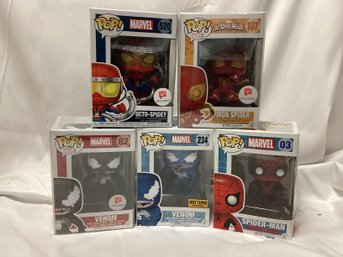 Marvel Spider-man Funko Pop Lot - Walgreens & Hot Topic Exclusives Included