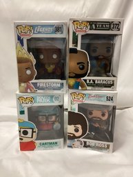 Funko Pop Television Lot - A-team, South Park, Firestorm, Bob Ross