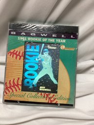 Jeff Bagwell 1991 Rookie Of The Year Holoprism - Factory Sealed