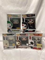 Funko Pop Movies & Heroes Lot - Lootcrate, Hot Topic, Chase, And Entertainment Earth Exclusive