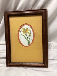 Quilled Daffodil Painting