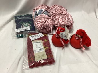 Yarn, Fingerless Gloves, And Seasonal Gnomes