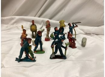 Vintage Lead Figures - Native American, And More