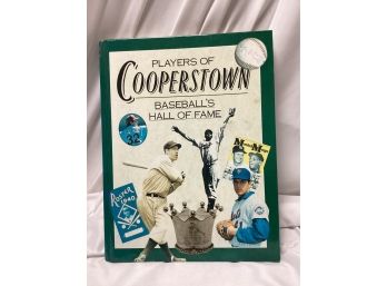 Players Of Cooperstown Baseball's Hall Of Family Hard Cover Coffee Table Book