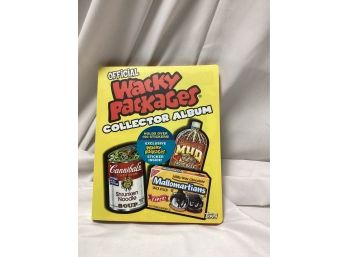 Topps Wacky Packages Collector Album Full Of Wacky Pack Stickers