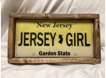 New Jersey / Jersey Girl Wooden Wall Decor