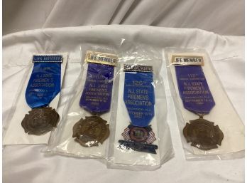 NJ State Firemen's Association Medals