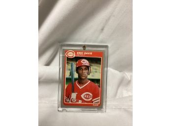 1985 Fleer #533 Eric Davis Baseball Card