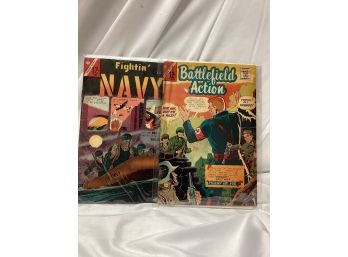 1960s Fightin' Navy & Battlefield Action Comic Lot