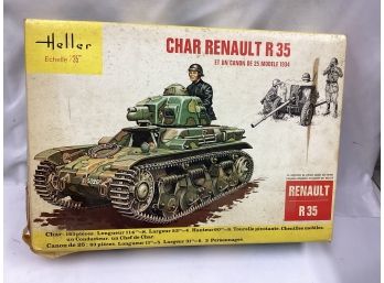 Heller Char Renault R 35 Model Kit