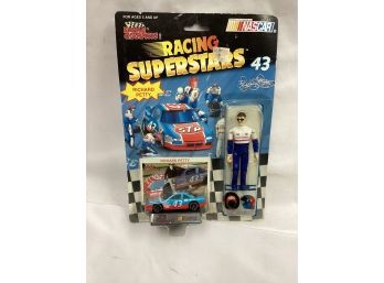 Nascar Richard Petty Figure, Car, And Card