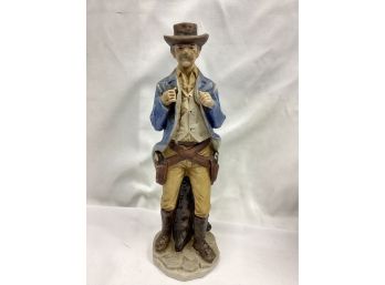 Porcelain Cowboy Western Porcelain Figure