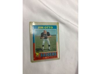 1971 Topps Jim Otto Football Card #151