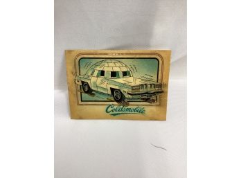 1976 Krazy Kars Trading Card Coldsmobile