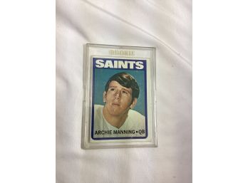 1972 Archie Manning Topps Football Card #55