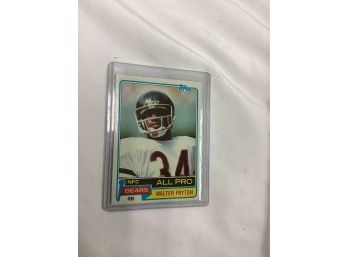 1981 Topps Walter Payton Football Card #400