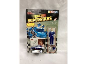 Nascar Bill Elliott Figure, Car, And Card