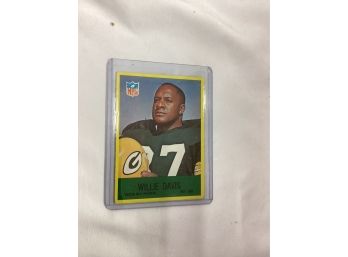 1967 Willie Davis Topps Football Card #76