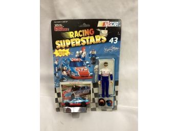 Nascar Richard Petty Figure, Car, And Card