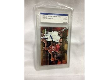 2003-04 UD Freshman Coll Lebron James Graded Card