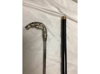 Sword Cane - Top Twists Off And Is A Sword