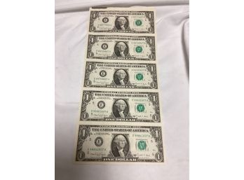 Uncut Dollar Bill Sheet